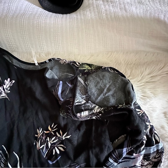 FREE PEOPLE Clear Skies Cold Shoulder Black Short Dress - Picture 7 of 7